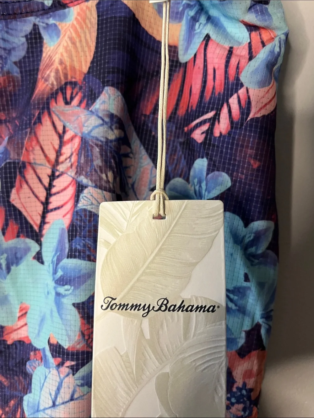 Tommy Bahamas Baja Techno Flora Hybrid Board Short XXL floral Hawaiian swim